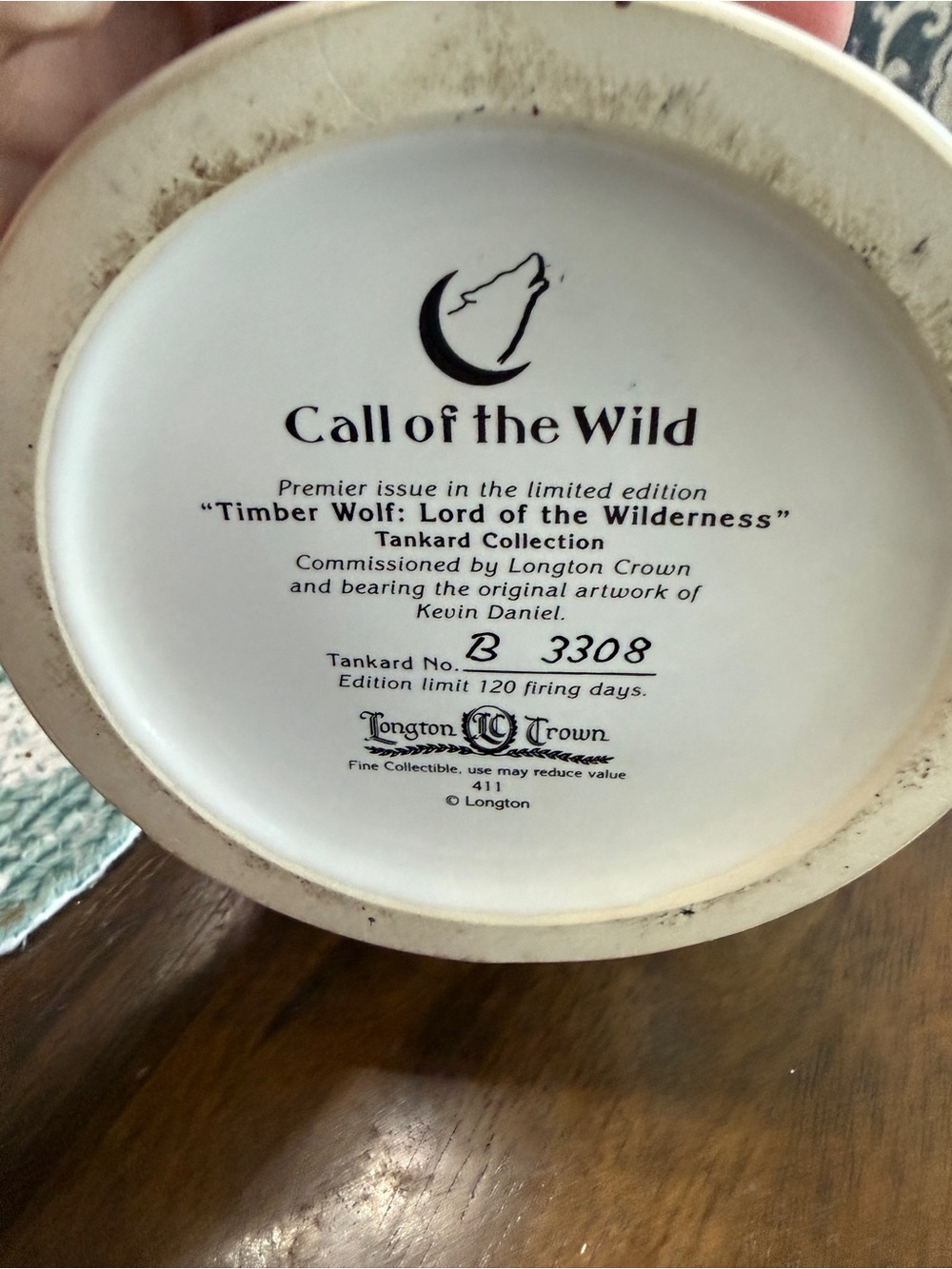 Longton Crown Call of the Wild “Timber Wolf: Lord of the Wilderness” Limited Ed - Picture 5 of 6